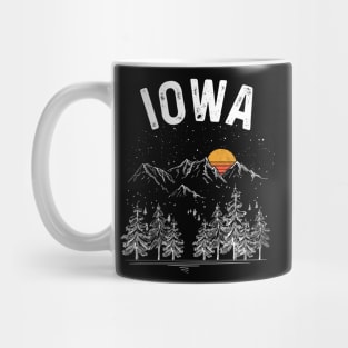 Vintage Retro Iowa State Mug